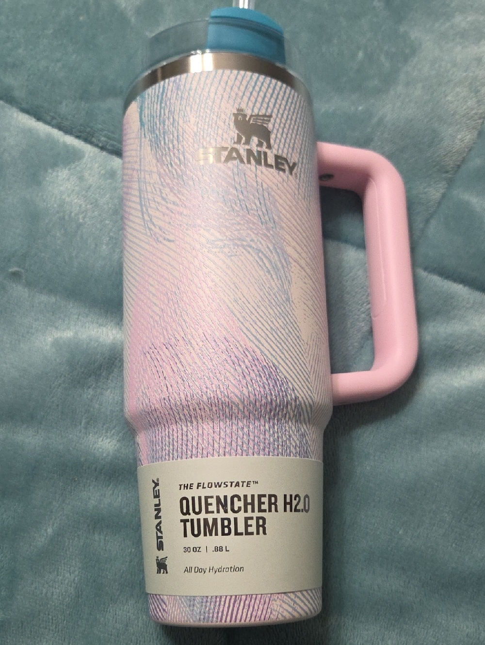 Stanley Quencher H2.0 Tumbler - Pastel Pink & Blue